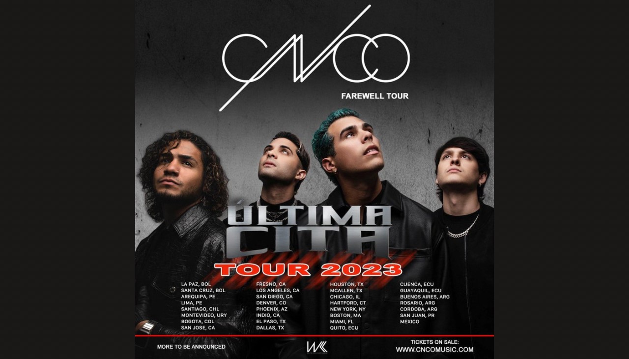 Flyer fechas Ultima Cita Tour